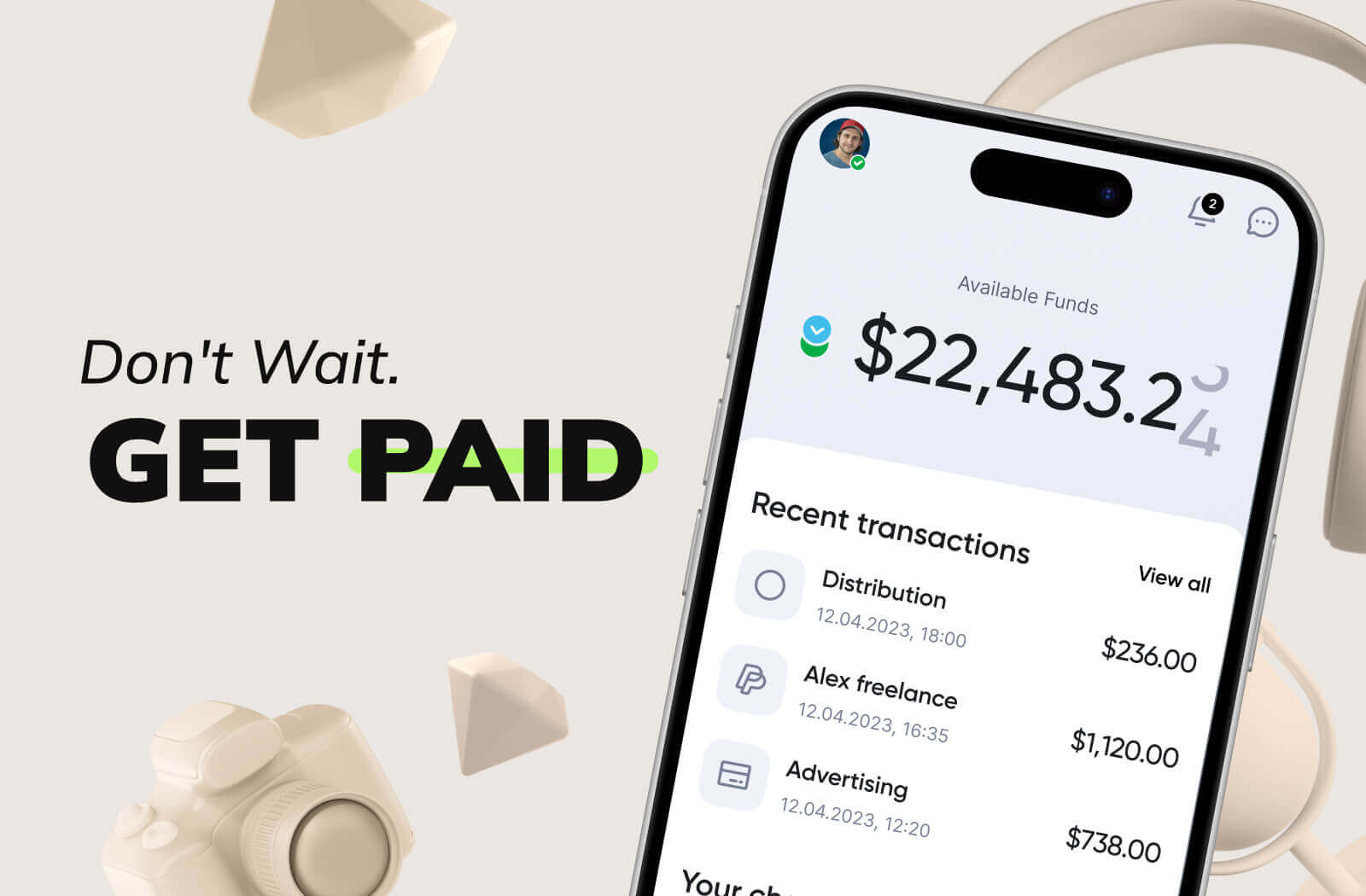 Don't Wait. Get Paid