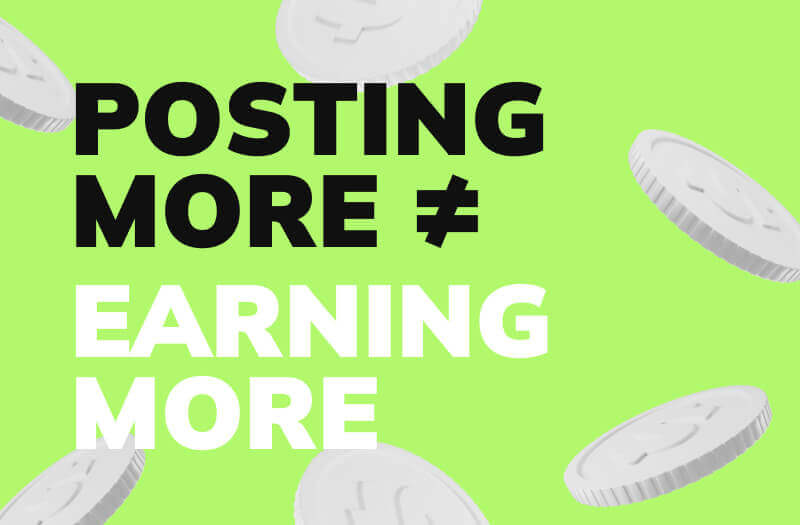 The Myth of Daily Uploads: Is Posting More Really Helping Your Income?