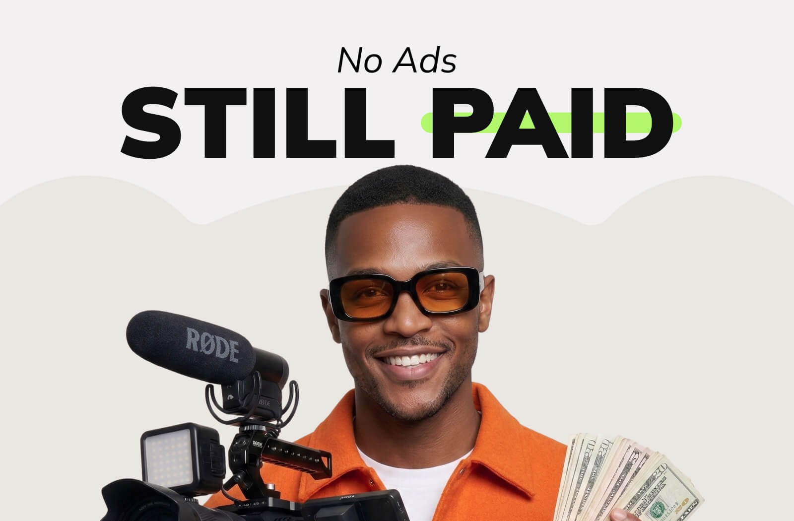 No Ads. Still Paid