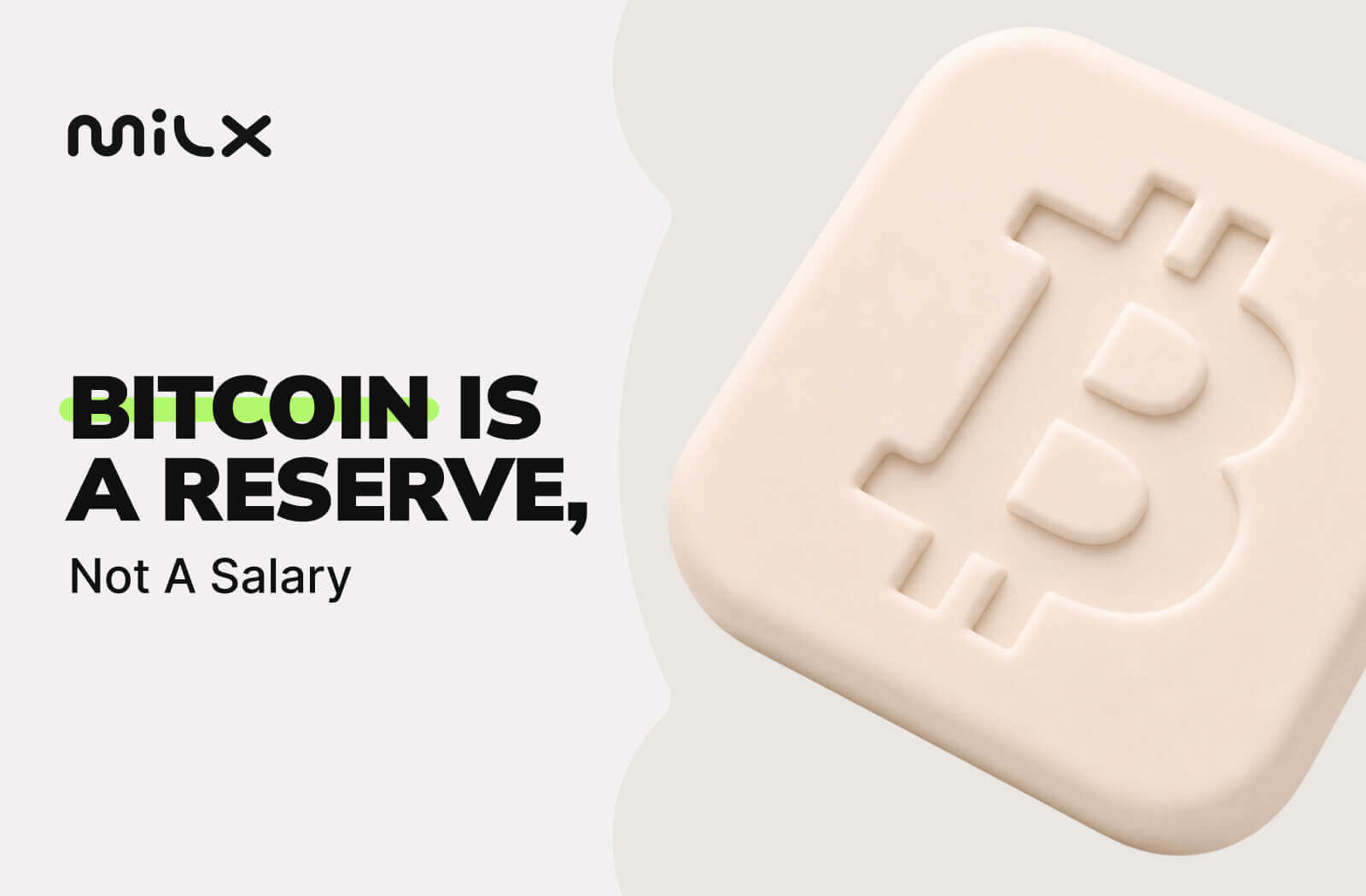 Why Creators Avoid Holding BTC as Income But Use It for Treasury