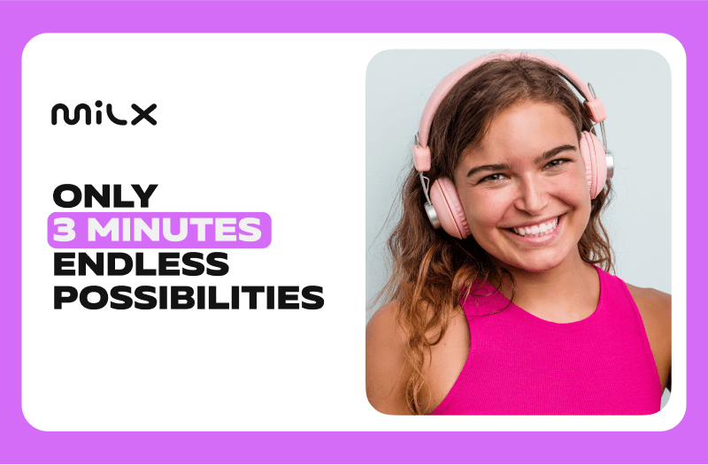 Only 3 Minutes. Endless Possibilities.