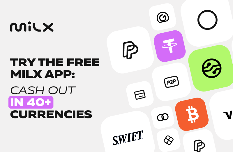 Try the Free MilX App: Cash Out in 40+ Currencies