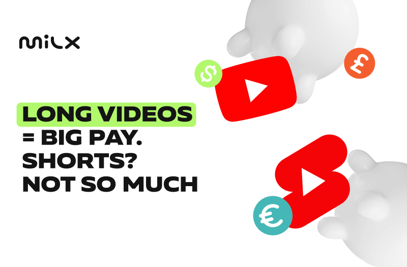 Long Videos = Big Pay. Shorts? Not So Much