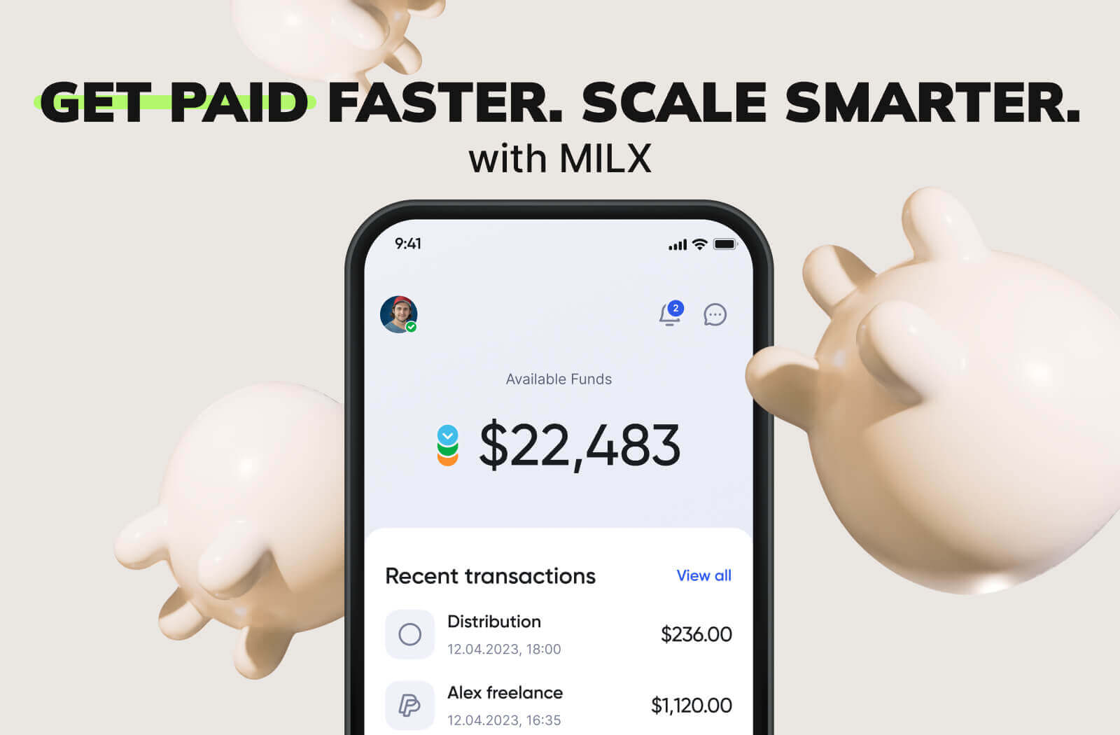 Get Paid Faster. Scale Smarter. With MilX