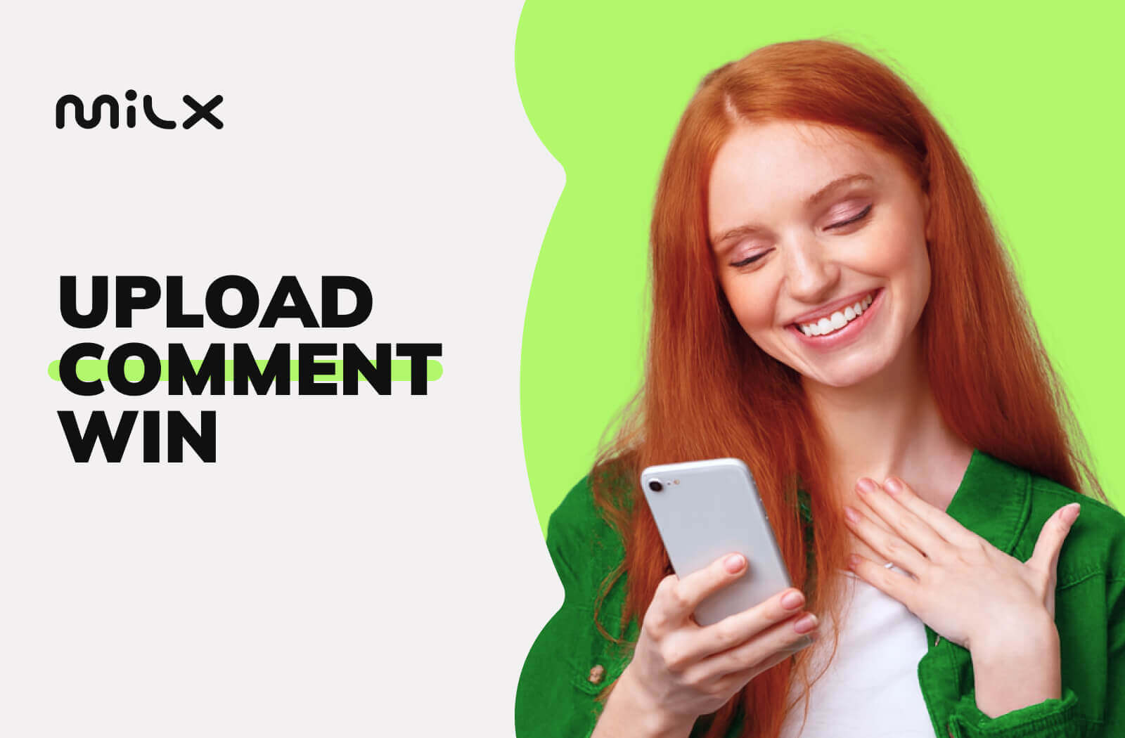 Upload. Comment. Win