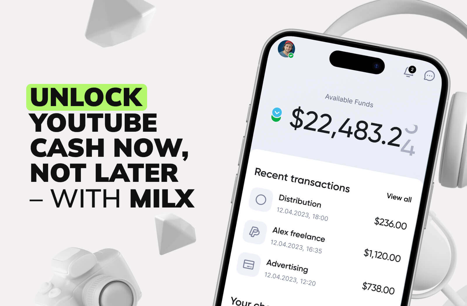 Unlock YouTube Cash Now, Not Later – With MilX