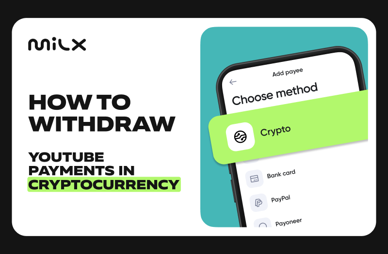 How to Transfer YouTube Payments to Cryptocurrency