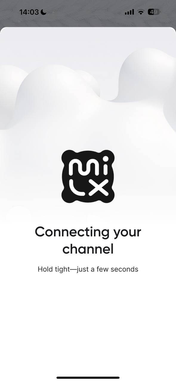 Channel connection flow approve channel