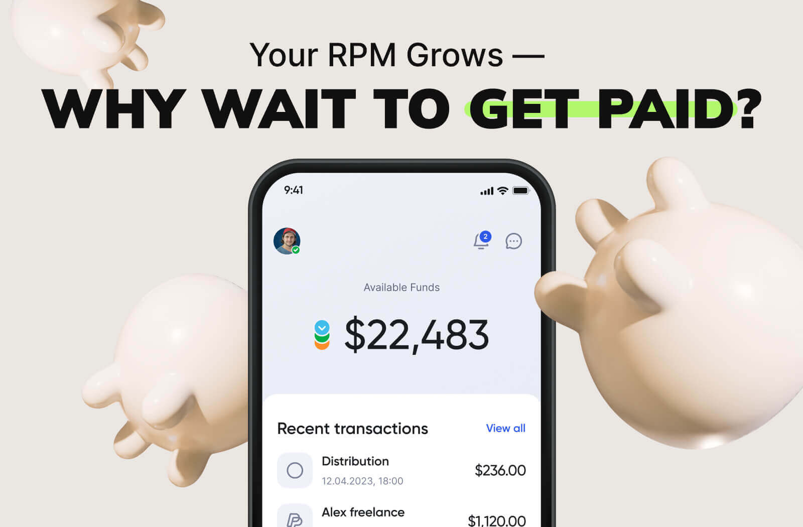 Your RPM Grows - Why Wait to Get Paid?