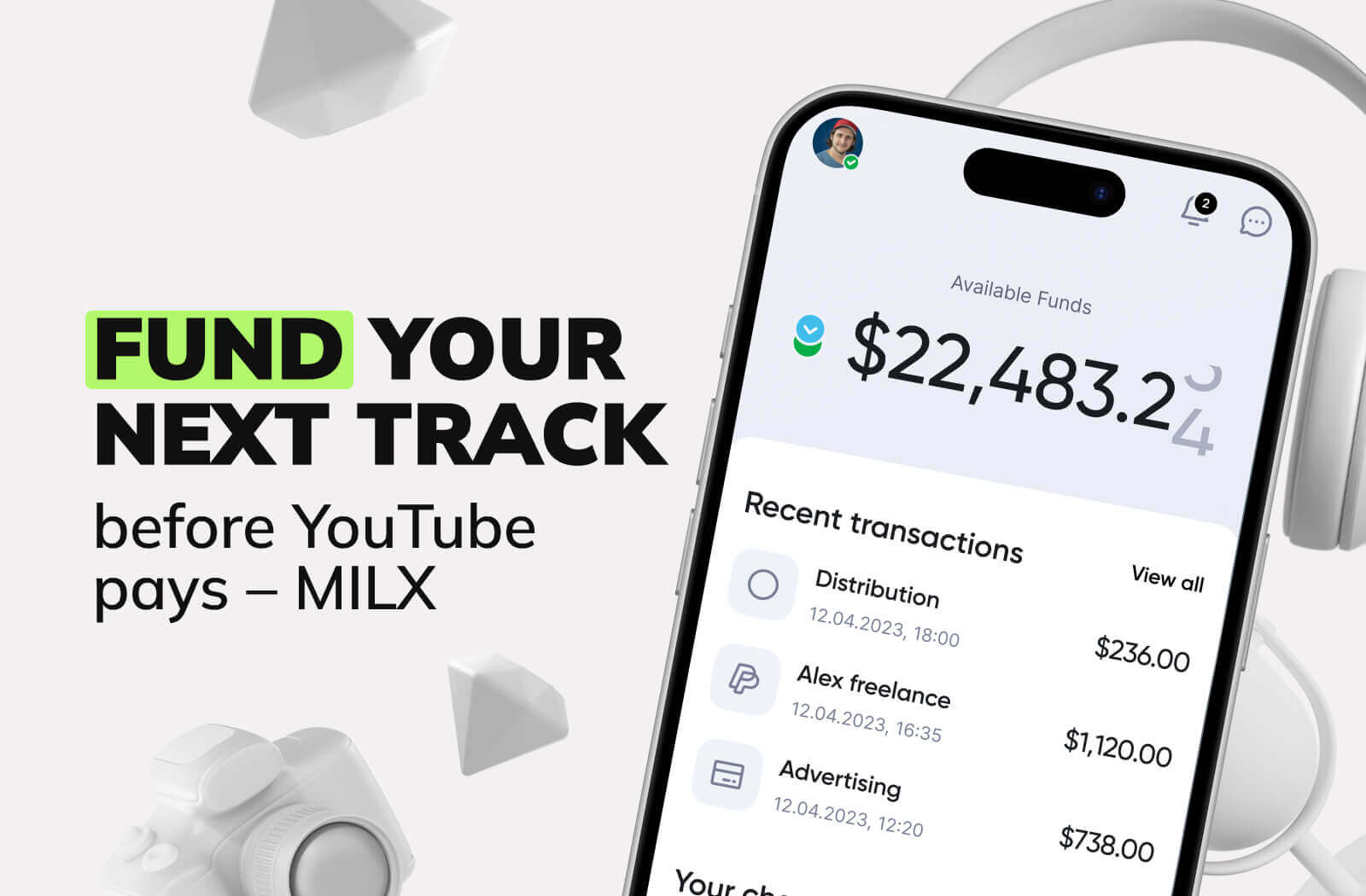 Fund Your Next Track Before YouTube Pays – MilX
