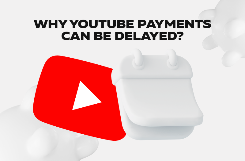 A person looks at the screen with delayed YouTube payment.