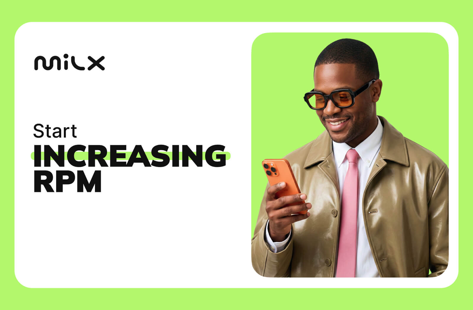 Start increasing RPM