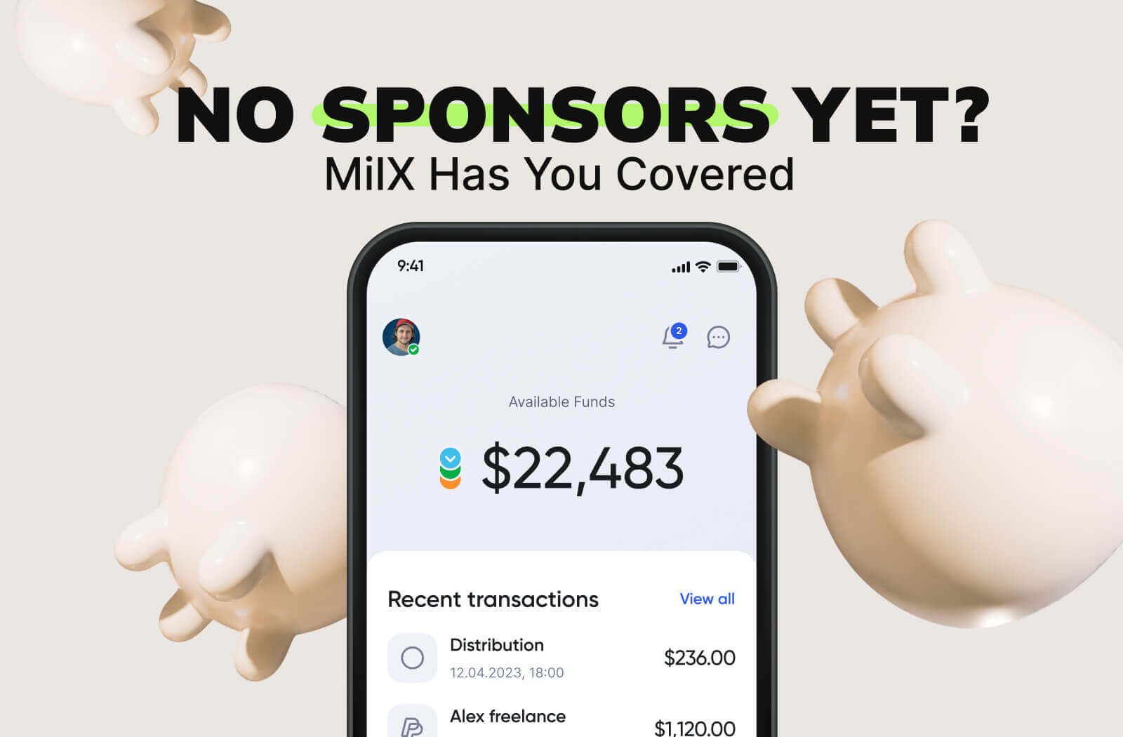 ¿No Tienes Patrocinadores Aún? MilX Te Cubre