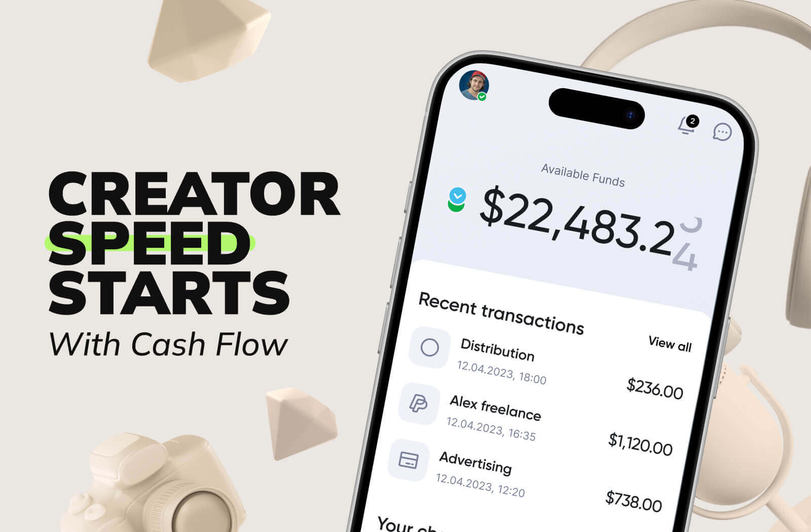 Creator Speed Starts With Cash Flow 