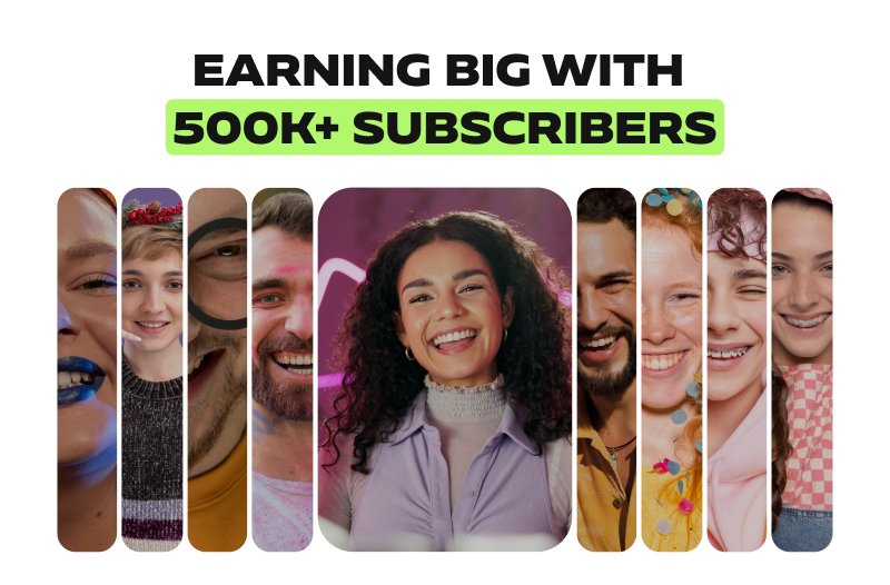 Earning Big with 500K+ Subscribers