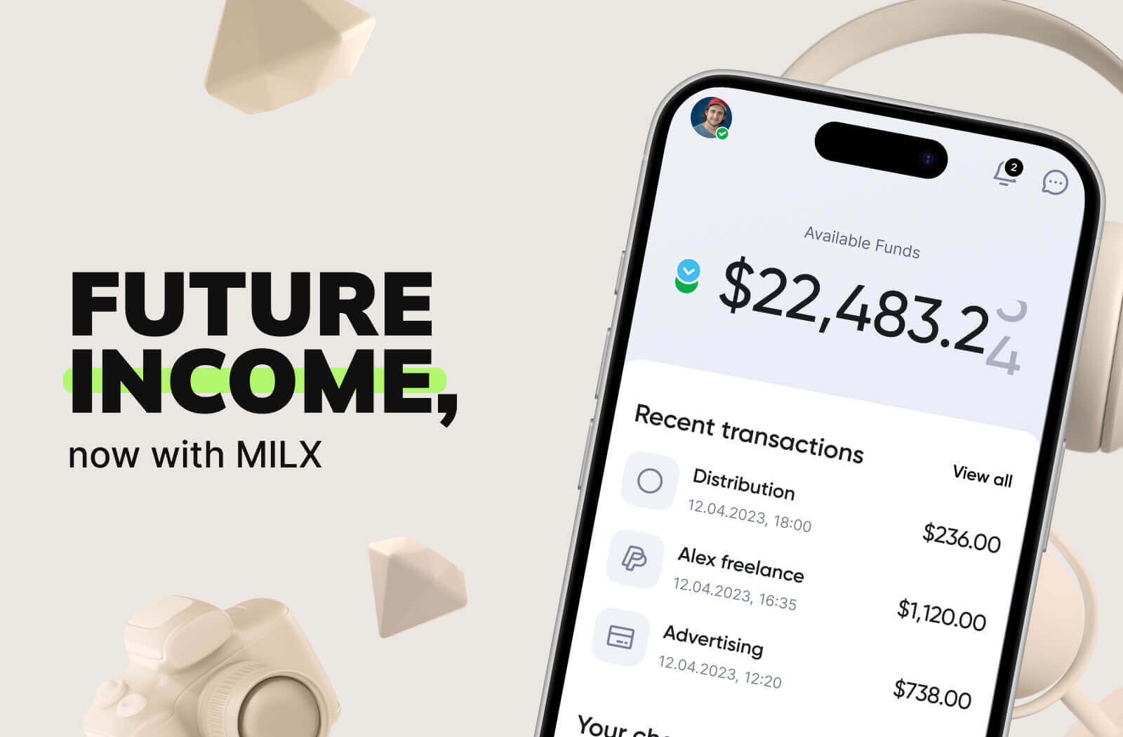 Future Income, Now with MilX