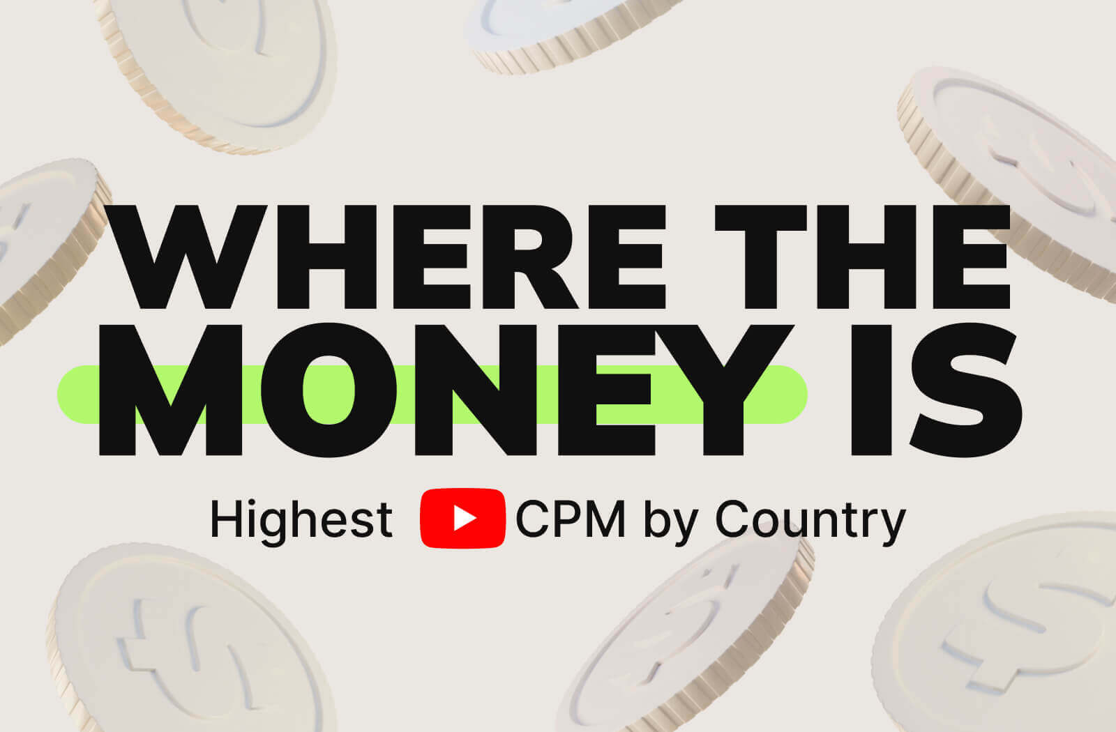 In which countries are YouTube CPM rates the highest in 2026?