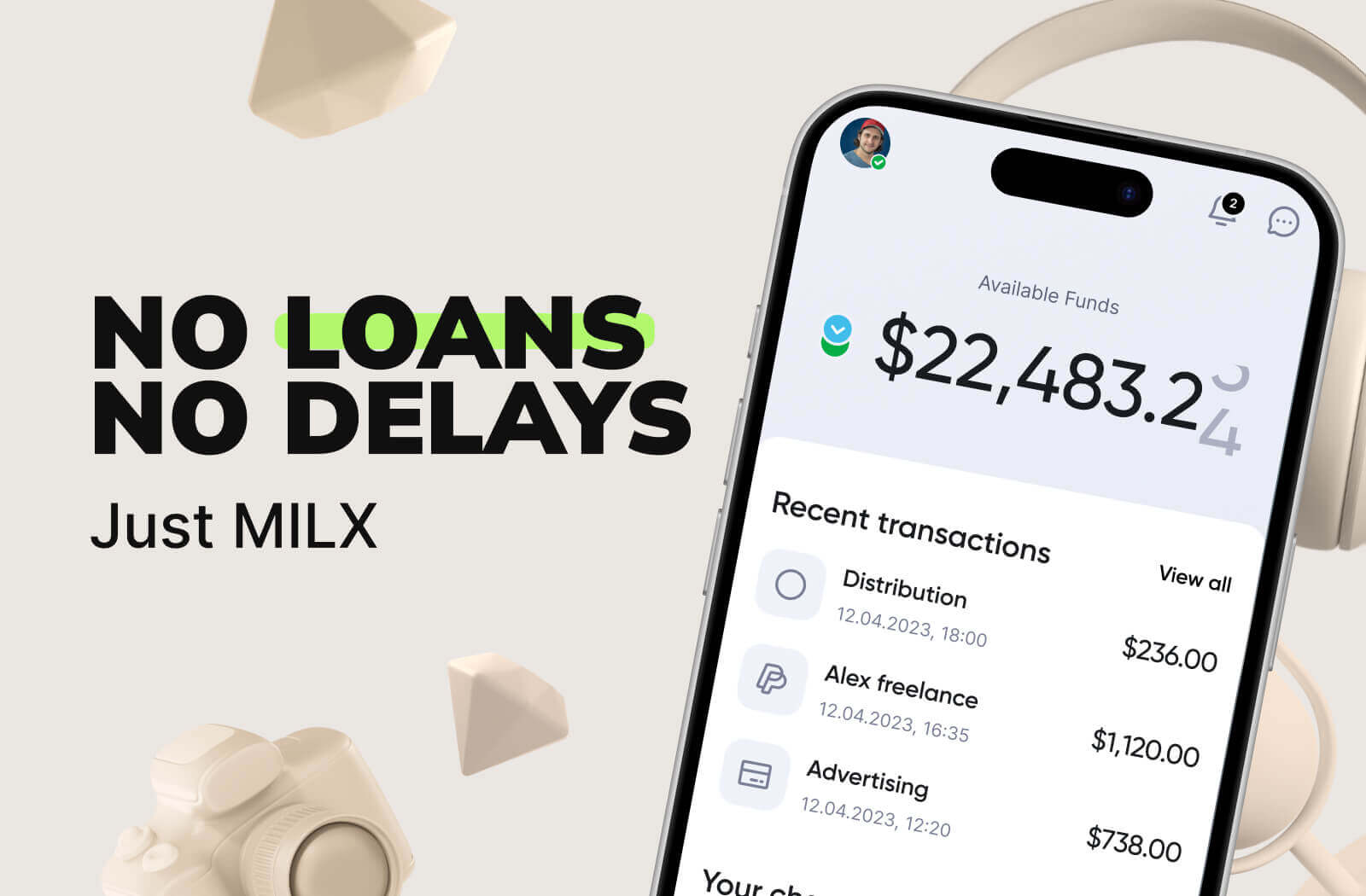 No Loans. No Delays. Just MilX