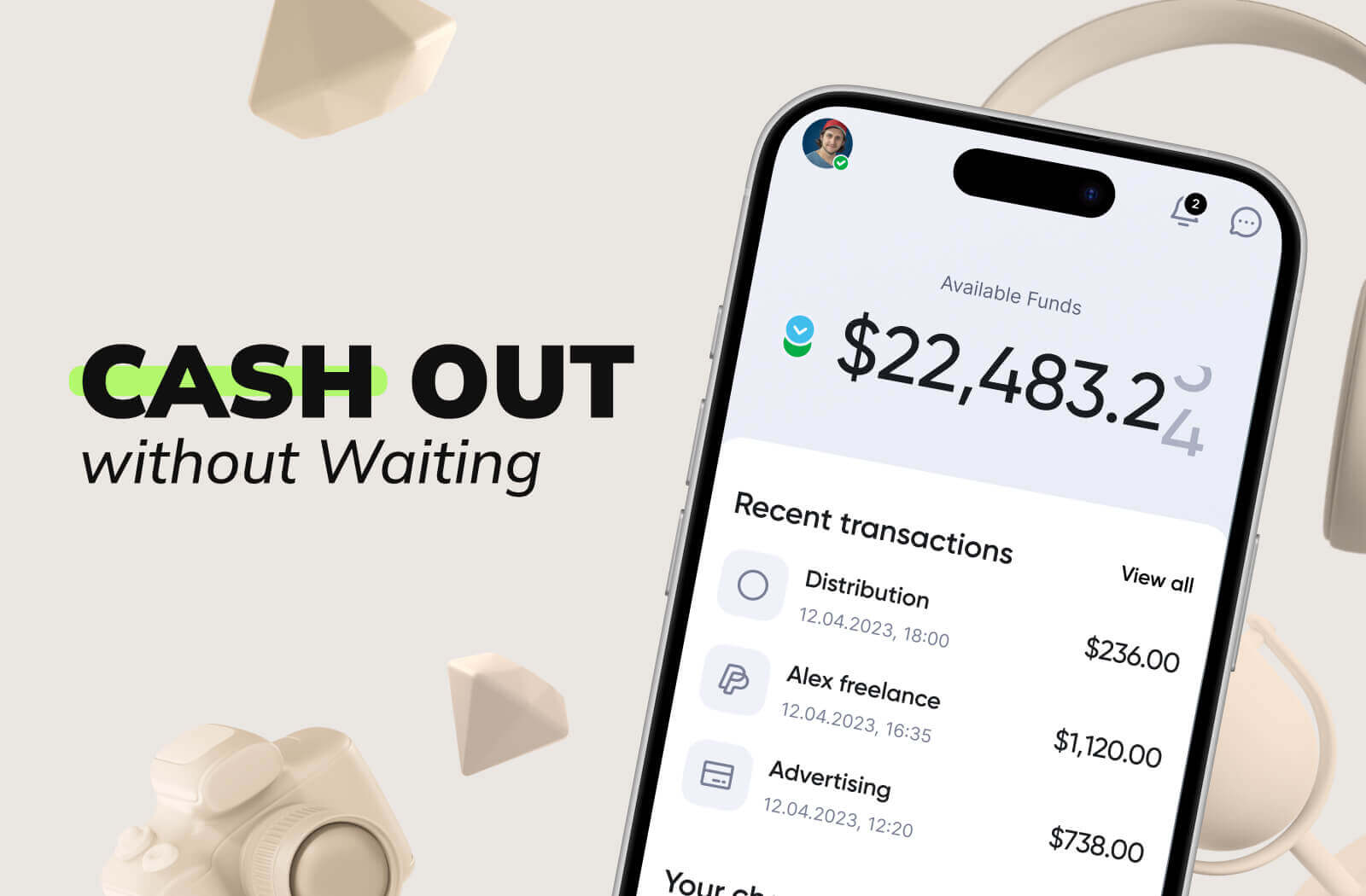 Cash Out Without Waiting