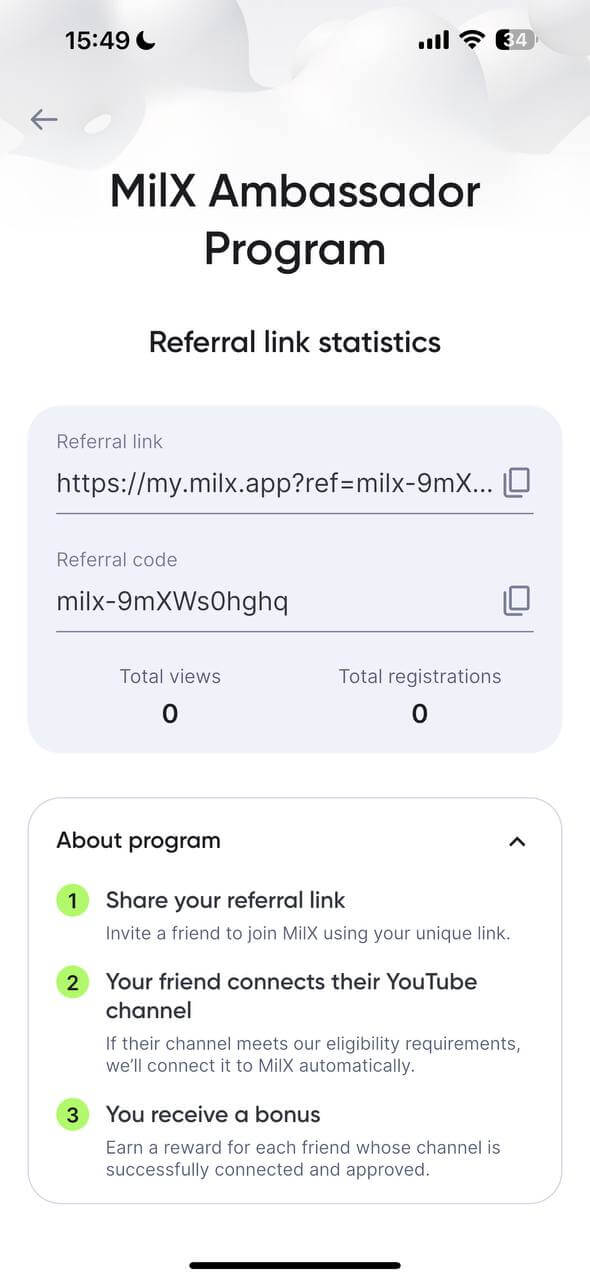 MilX Ambassador Program