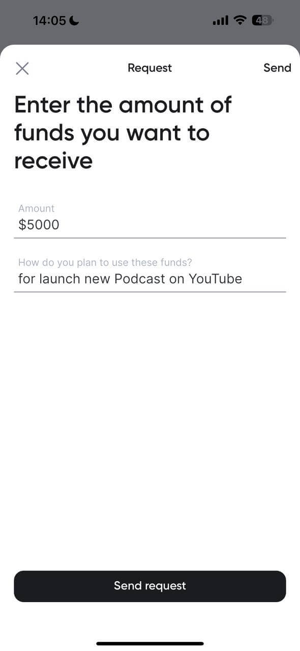 Active Funds request